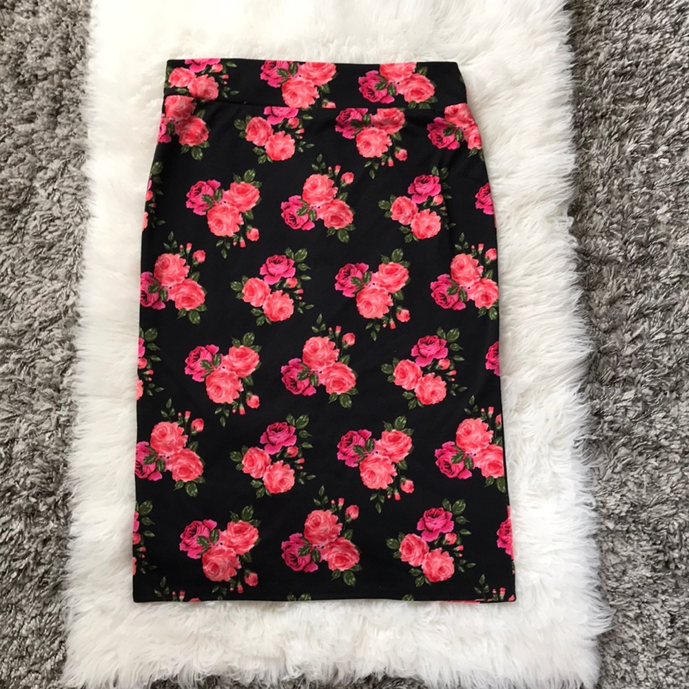 Floral Pencil Skirt